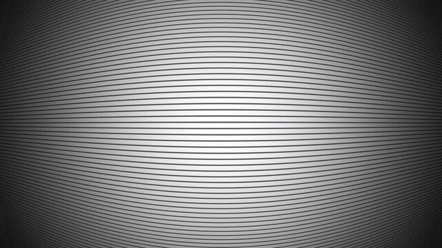 Curved lens old TV screen, CRT scan lines, vignette effect, 4K animated analog old TV moving from top to bottom