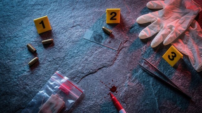 Crime Scene Evidence Forensic Investigation Discovery Collection