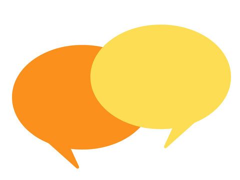 yellow speech bubble