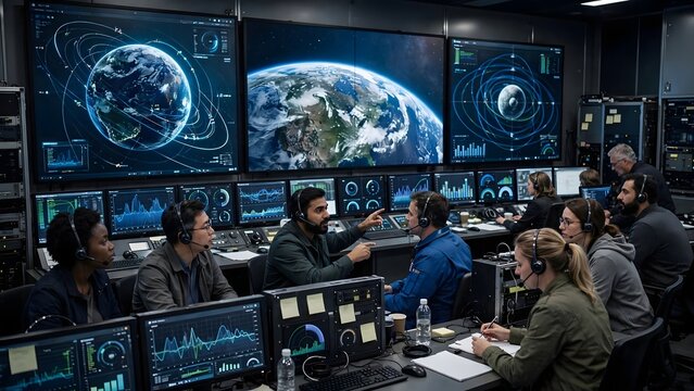 Mission control technology connects astronauts in orbit with scientists and engineers on Earth