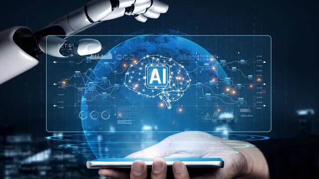 AI powers a neural network to process complex data streams, optimize learning models, and automate high-speed intelligent computing across networks Marrow