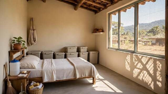 Safe housing concept connected to vector control and community health awareness