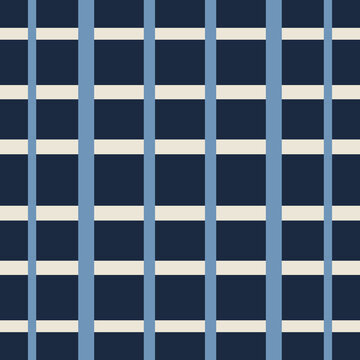 Seamless Indigo Resist Basketweave Pattern - Geometric Repeating Tileable Background
