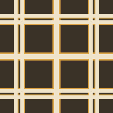 Seamless Ochre Field Basketweave Pattern - Geometric Repeating Tileable Background