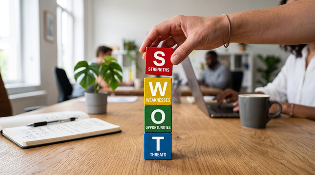 SWOT Analysis Framework in Modern Business Office Environment