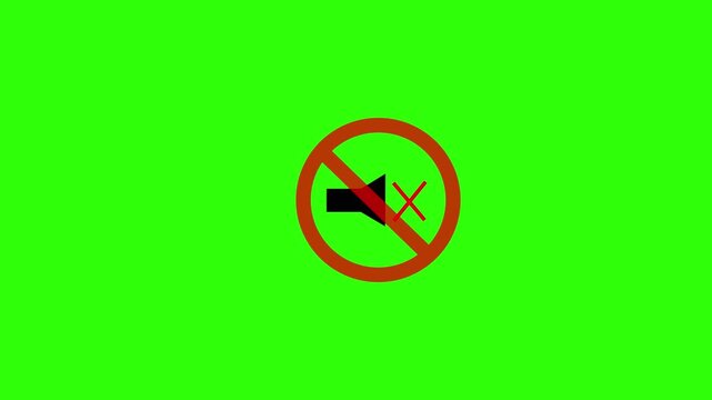 Black speaker icon with red X mark representing turn off sound Sound off or disabled audio icon vector symbol for application design HD Video,