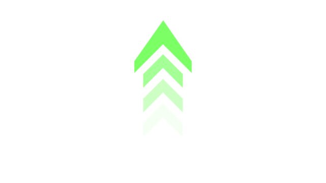 Up arrow animation on black background. direction arrow icon motion. Up arrow animated. Arrow swipe up pointing video footage.