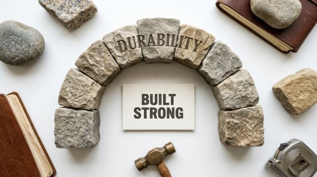 Stone archway with durability and built strong message
