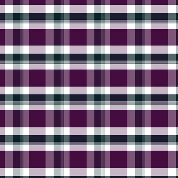 Classic Purple Tartan Plaid Seamless Fabric Texture