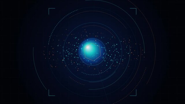 Abstract Quantum Wave Resonance Ring Seamless Loop