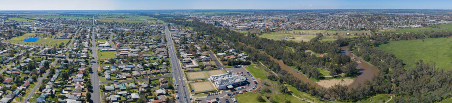 The city of Dubbo in the central west of New South Wales, Australia.