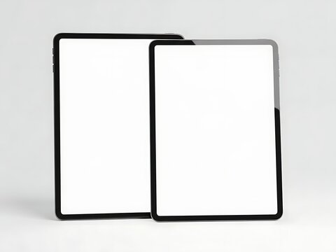 Minimalist black frame design overlapping on white background