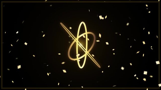 Abstract Glowing Neon Background with Stars, Galaxy, Constellation and Cosmic Night Sky for Astronomy, Astrology, Christmas Celebration and 3D Vector Design