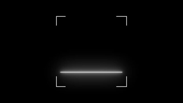scanner icon animation isolated scanner neon shine icon animation, QR Code Scanner Animation on black screen. Barcode scanner QR code Neon shine Icon animation, fingerprint biometric scanning