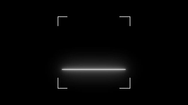 scanner icon animation isolated scanner neon shine icon animation, QR Code Scanner Animation on black screen. Barcode scanner QR code Neon shine Icon animation, fingerprint biometric scanning