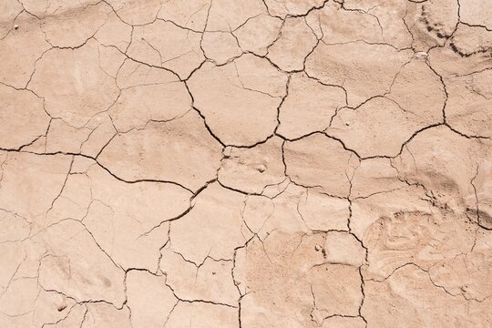 Dry ground, dry clay soil, Canyonlands National Park, Utah, USA