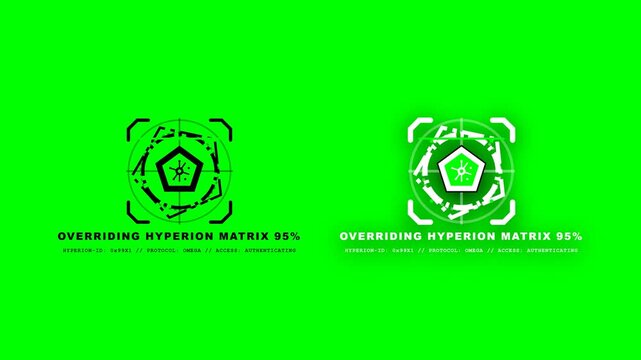 Hyperion Kernel Access Granted Chroma Key Animation.