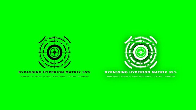 Hyperion Core Override Granted Chroma Key Animation.