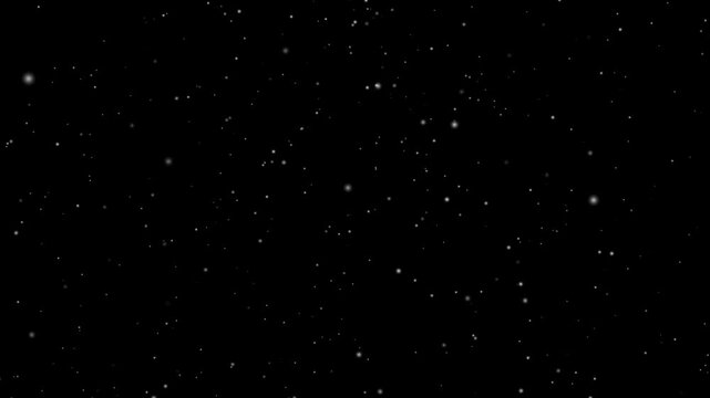 Traveling through among beautiful star glow fields flying in galaxy space star, Seamless looped repetitive animation flight through deep space. Night starry skies with twinkling stars background 