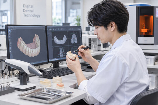 歯科技工士・デジタル歯科技工・模型確認
