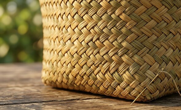 wicker basket texture