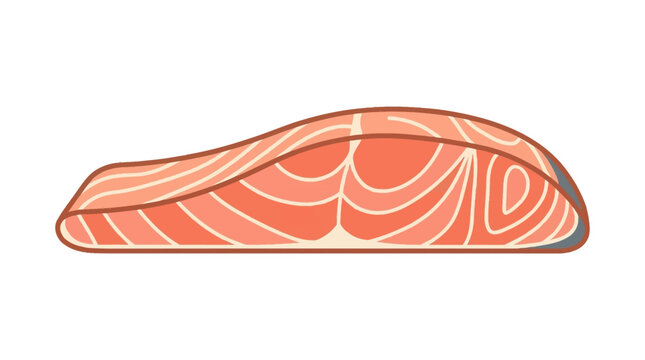 Vector illustration of salmon fi&hellip; concept vector illustration for creative projects and modern business isolated background element