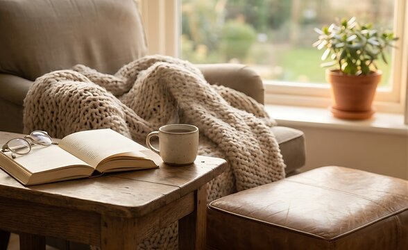 cozy reading corner