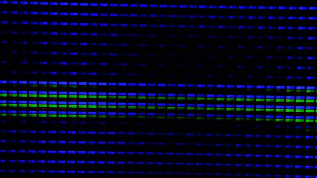 LCD pixels macro video, TV Broken Monitor, Screen TV Glitch Error,  VHS static noise glitch overlay