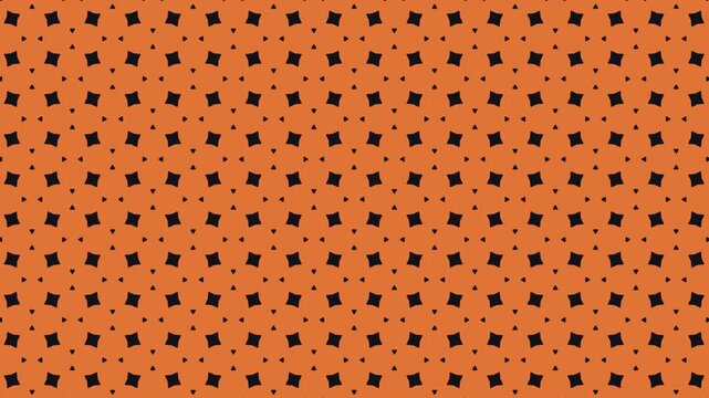 Orange and black geometric diagonal abstract pattern seamless loop background