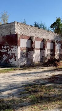 abandoned factory building