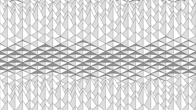 Abstract grey geometric grid wave pattern motion background