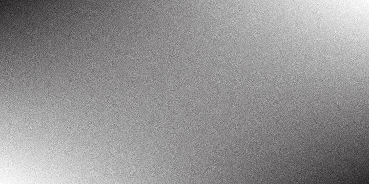 Gray grainy gradient texture with soft light and dark tones. Abstract monochrome noise background with subtle shading. Minimal backdrop for posters, overlays, branding and graphic design.