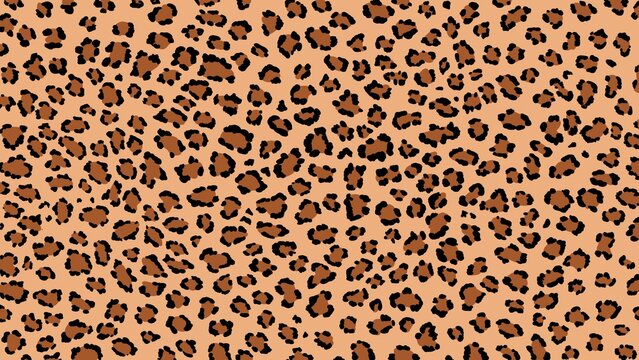 Leopard Print Seamless Pattern Background for Packaging Design⁠