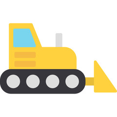 Bulldozer Icon © anna