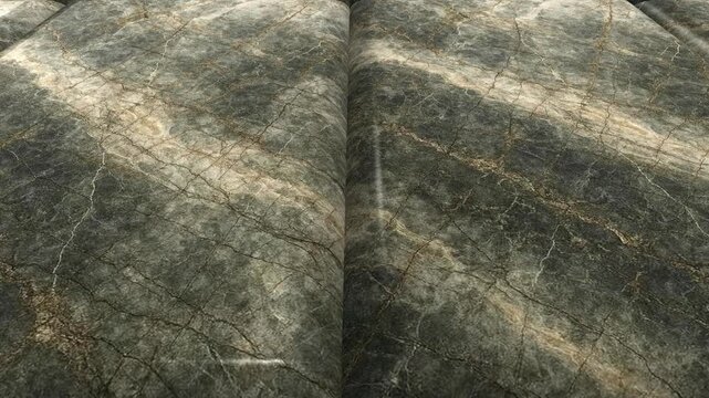 Cinematic Movement Over Fantastico Arni Marble Tiles with Angled Camera Perspective, Intricate Natural Veining, Beautiful Lighting and Sophisticated Architecture