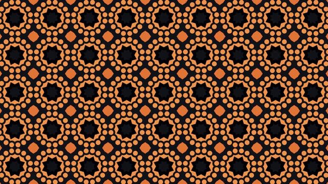 Abstract diagonal octagon shape seamless loop pattern background