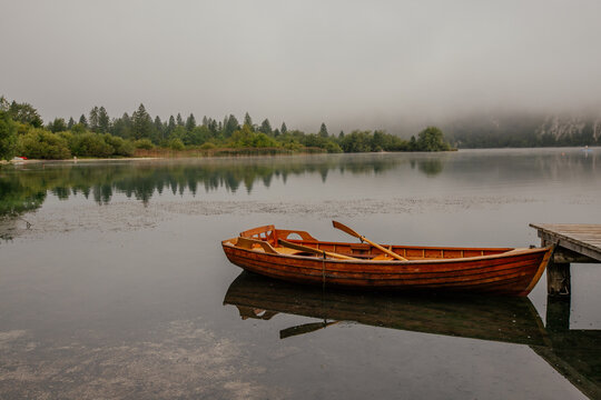 Beautiful Bohinj lake, Slovenia. The most amazing lake with a camping spot. 