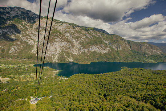 Beautiful Bohinj lake, Slovenia. The most amazing lake with a camping spot. 