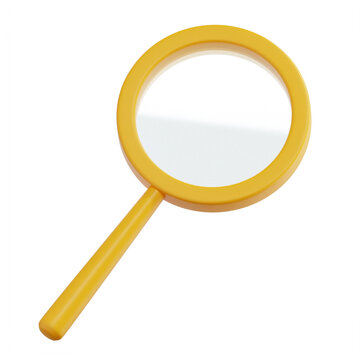 3D search Magnifying Glass Discovery Tool for Research and Analysis