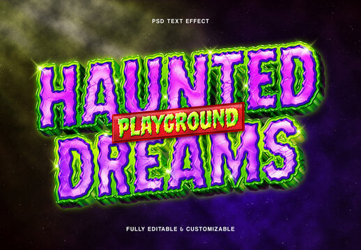 Horror 3D Metallic Text Effect