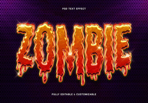 Halloween 3D Text Effect