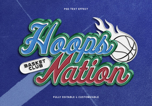 Basketball Text Effect