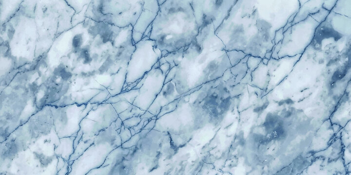 A marble texture with a cool blue veining pattern, showcasing natural elegance and sophistication, perfect for design backgrounds or interior decor.