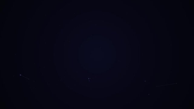 Abstract 3D visualization of synapses firing across a glowing neural network suspended in deep space. Cascading light pulses flow between interconnected neurons in blue and purple tones. Concept of ar