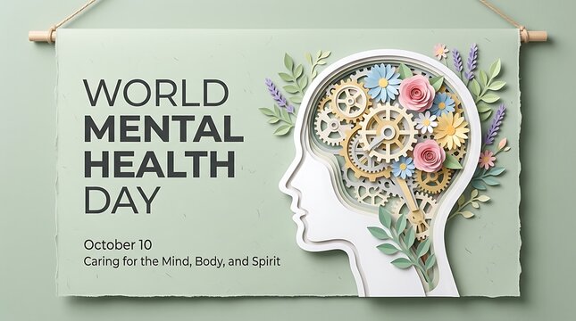 Raising awareness for world mental health day promoting wellbeing reducing stigma and fostering supportive communities for all individuals