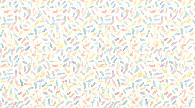 Abstract geometric pattern with small colorful squares on a light grey background for modern design