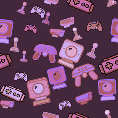 Gaming Icons Pattern © purnia