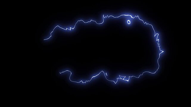 Energy burst flash FX featuring thunder lightning, Flash lightning thunder fx, dynamic storm power VFX overlay action, comic thunderbolt strike effect, cartoon on black screen loop animation 4k