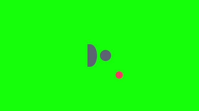 Follow Person Icon spinning with a pulsing scale plus an accent dot, Green Screen Loop Animation