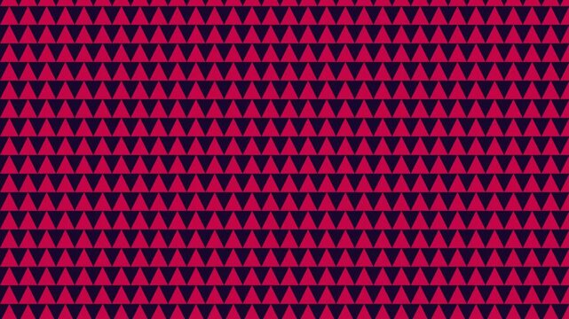 Red geometric triangle pattern repeating on a dark navy background.